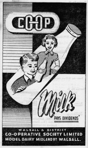 An advertisement for the newly opened dairy.